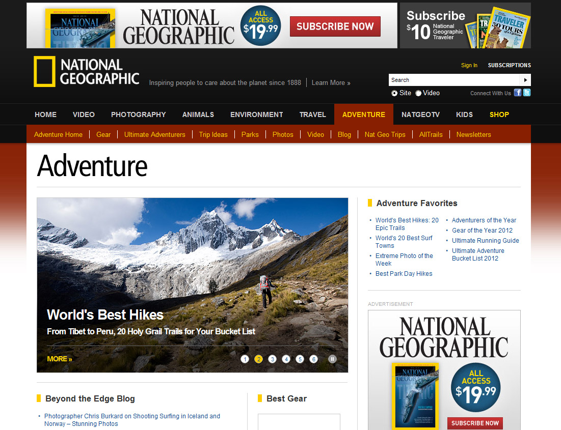 National geographic 20 outlet best hikes